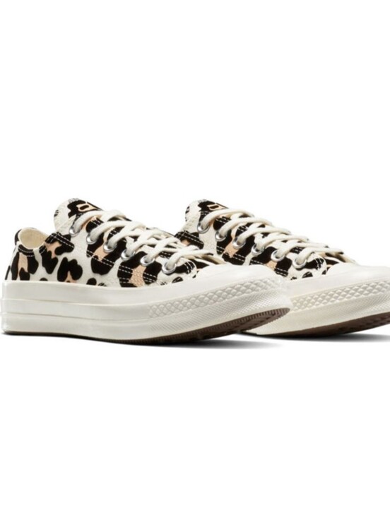 Converse All Stars Shoes - CONVERSE Chuck Taylor All Star 70 Ox Low Top Leopard Print Sneakers Skze 10.5